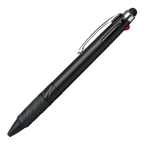 タッチペン付3色ボールペン(黒)
