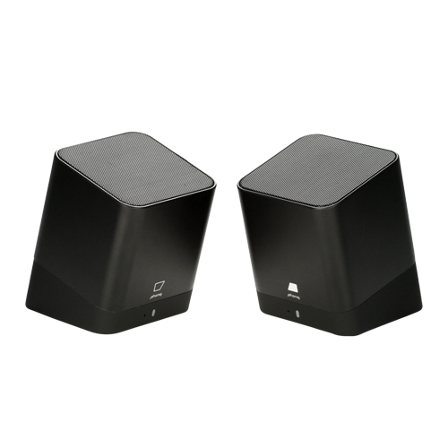 ワイヤレスBluetoothステレオスピーカー(黒)