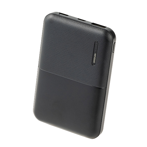 Type-C対応モバイルバッテリーチャージャー5,000mAh(黒)