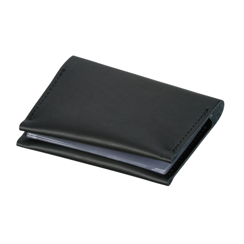 本革カードケース(黒)