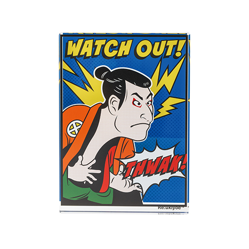 アクリルブロック (写楽・歌舞伎役者モチーフ)|Re:ukiyoe|外国人向けお土産グッズ