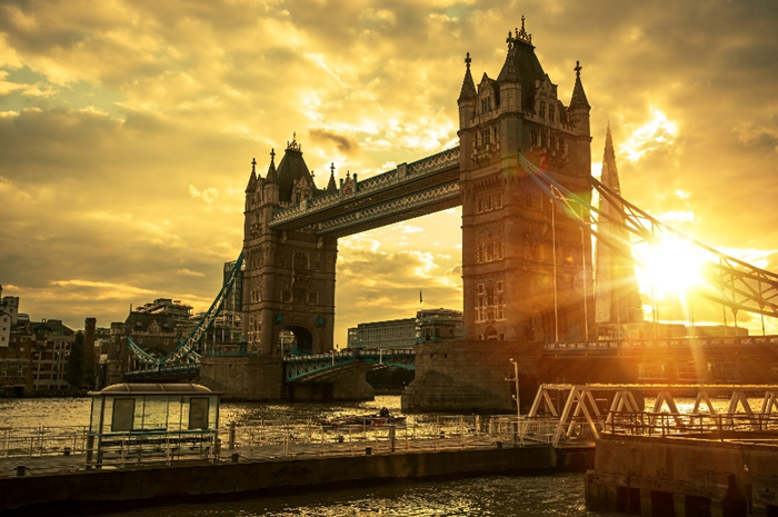 イギリスロンドンの現在の空